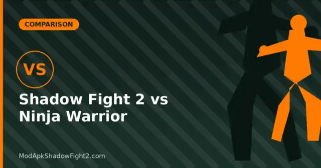 Shadow Fight 2 vs Ninja Warrior Legends comparison